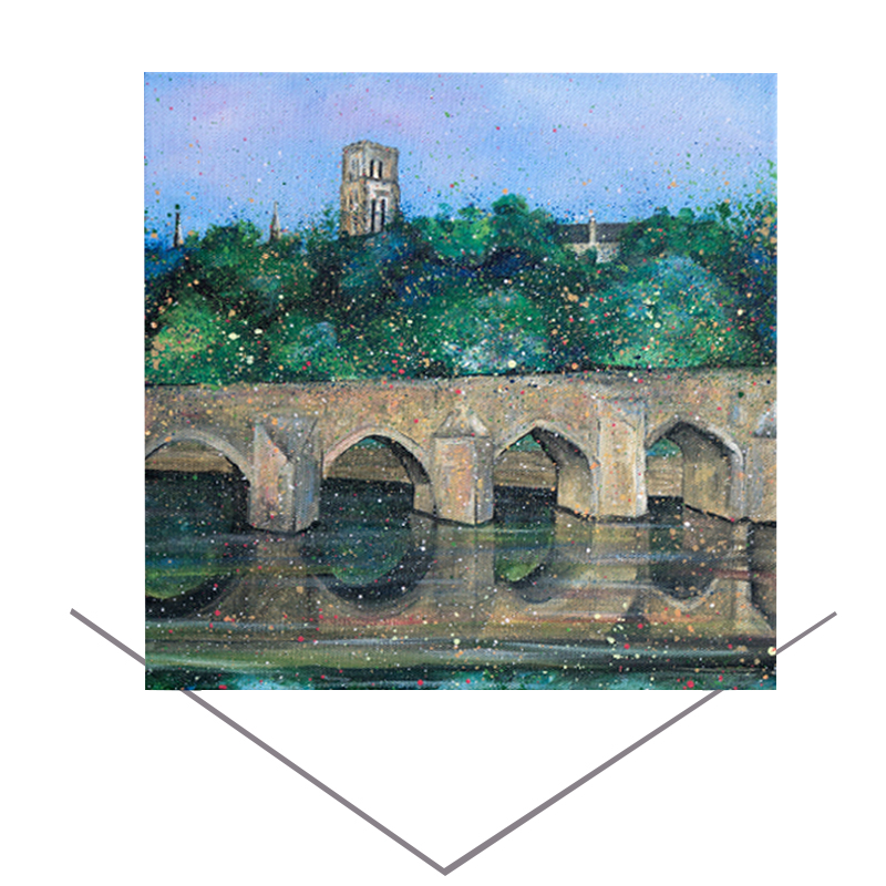 Elvet Bridge Greeting Card